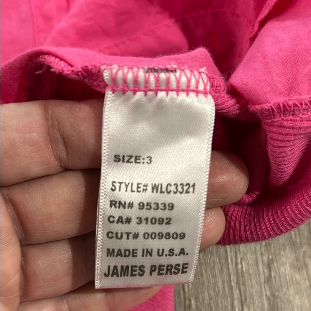 STANDARD JAMES PERSE women’s SUPIMA Cotton Slub Side Panel Shirt - Picture 4 of 10
